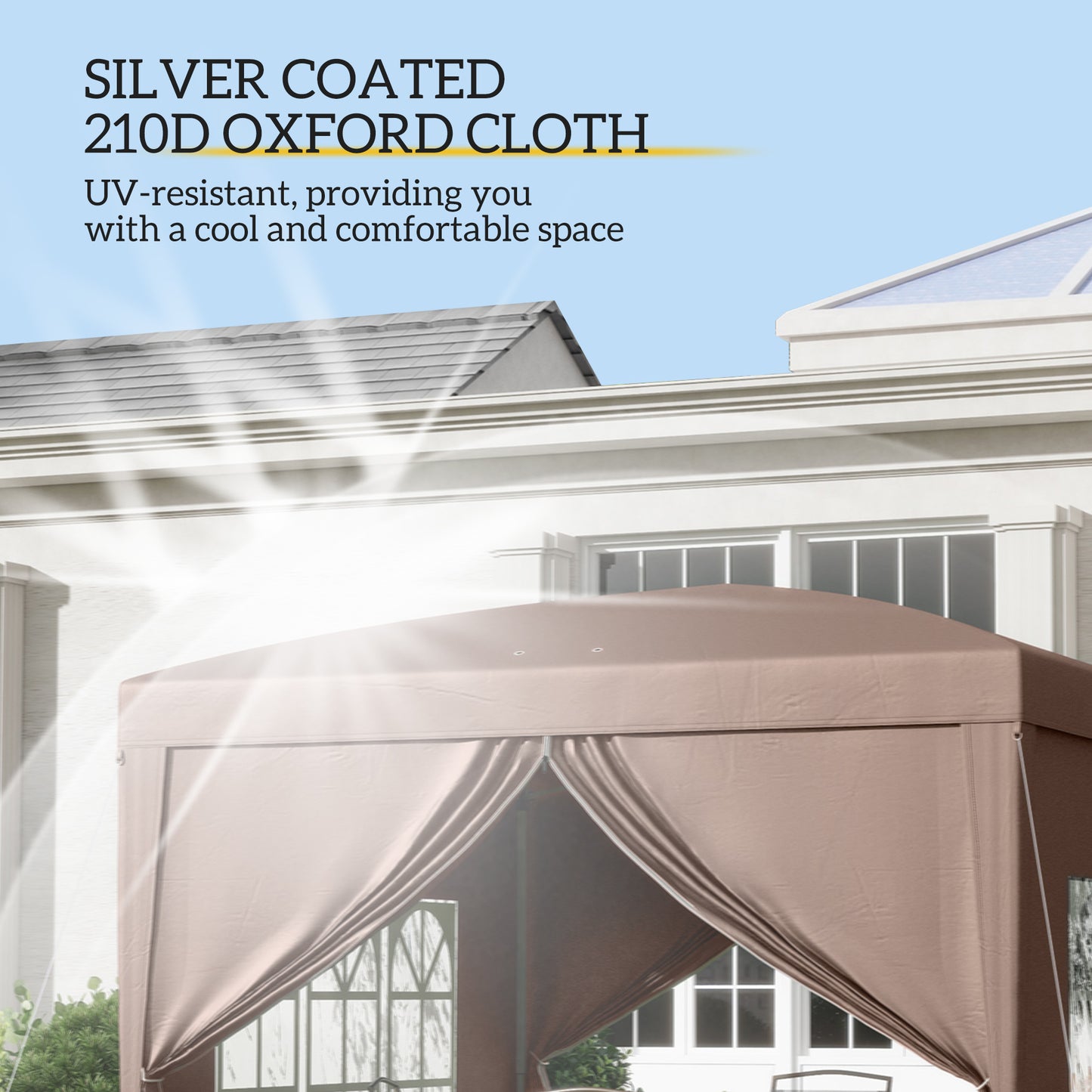 3 x 3 m Pop Up Gazebo, Wedding Party Canopy Tent Marquee