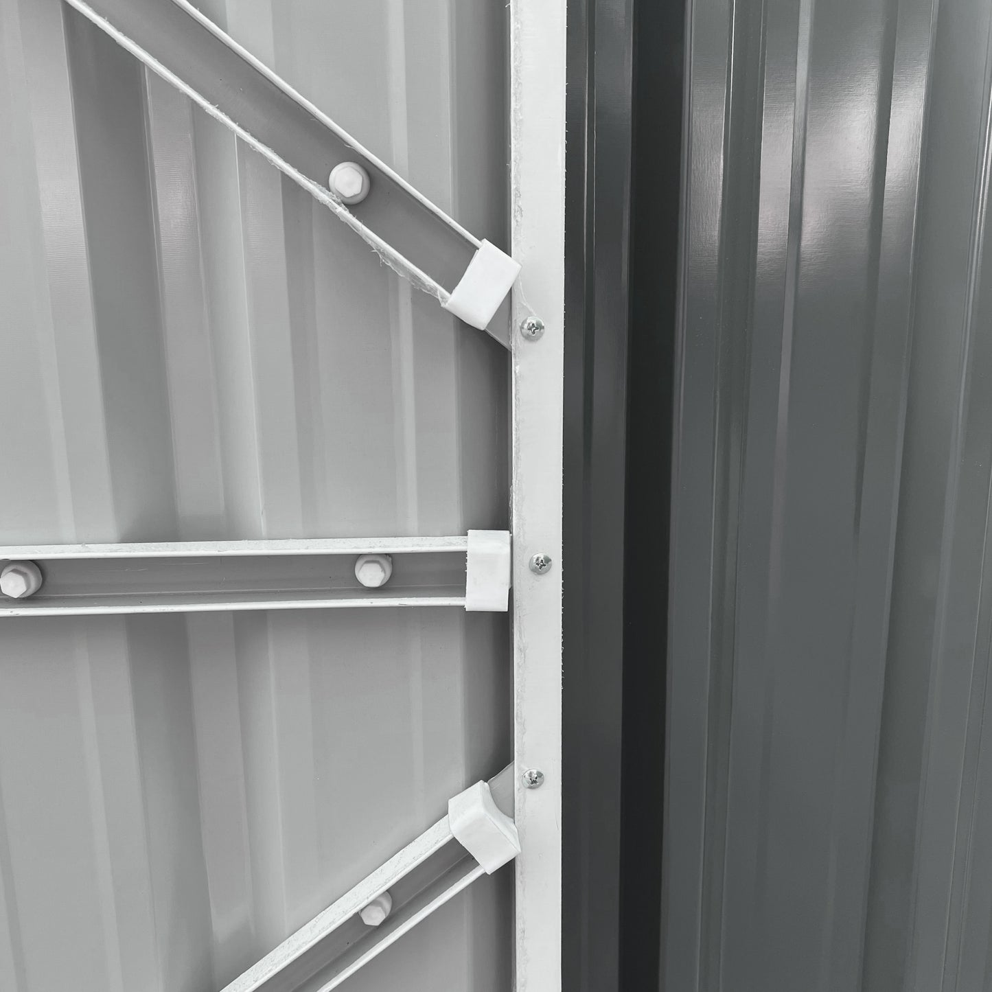 14 x 8ft Outdoor Garden Metal Storage Shed with Lockable Door