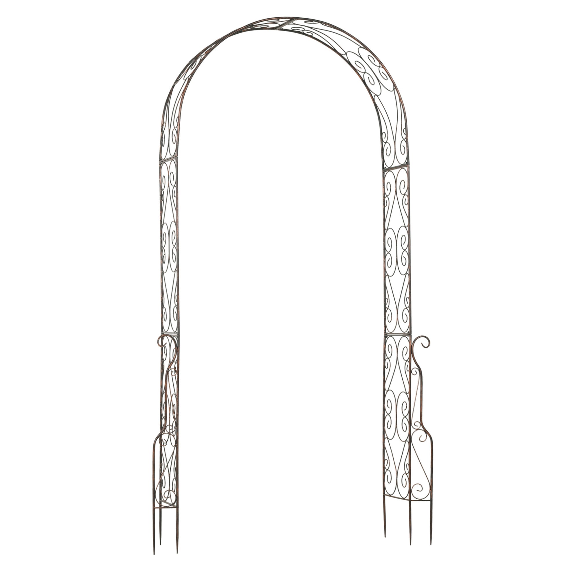 Metal Garden Arch Trellis, Decorative Arbour Archway
