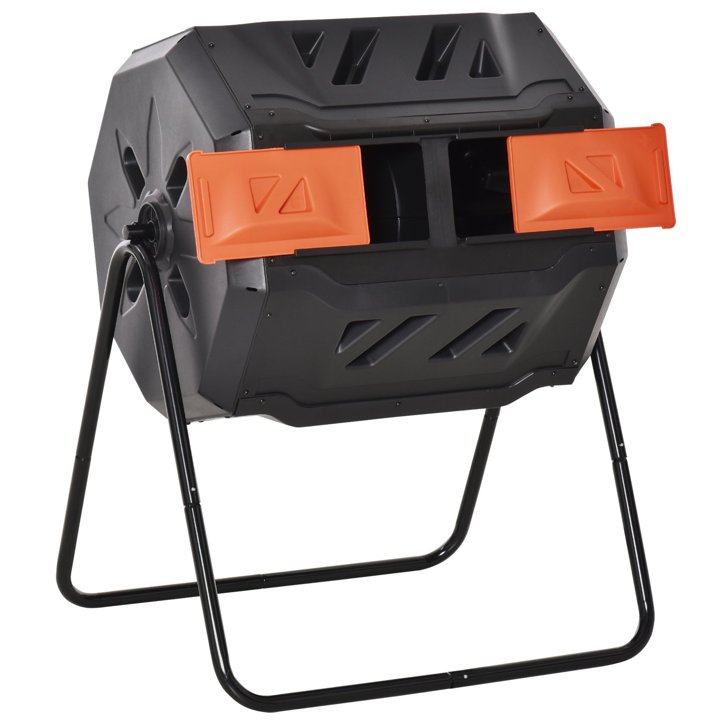 160L 360° Rotating Dual Chamber Composter