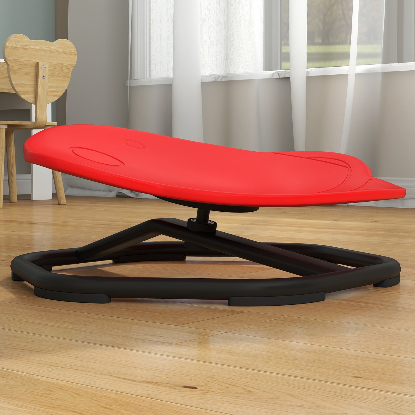 Planet-Shaped-kids Swivel Chair, Sensory Spinning Chair for Balance