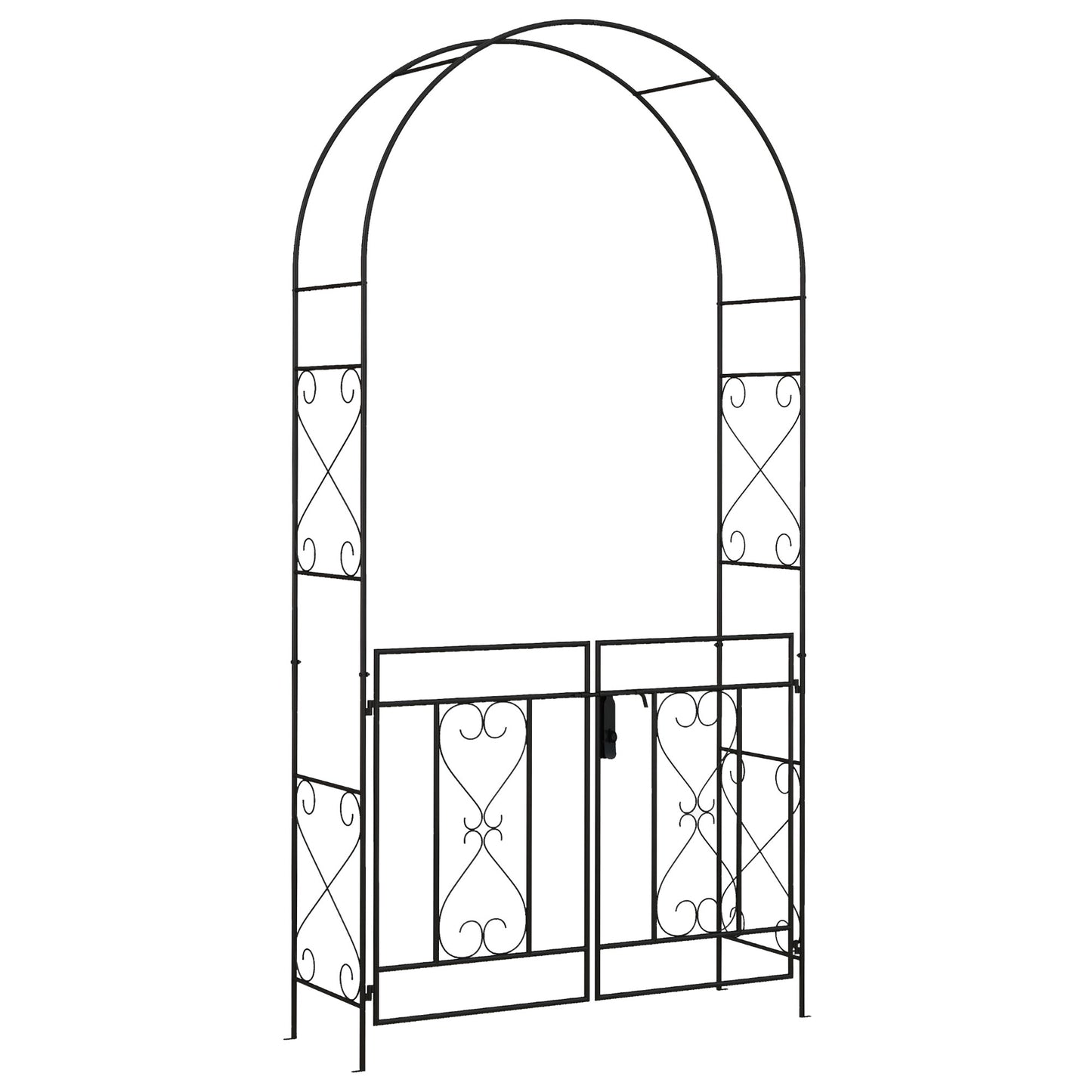 Decorative Garden Arch, with Gate