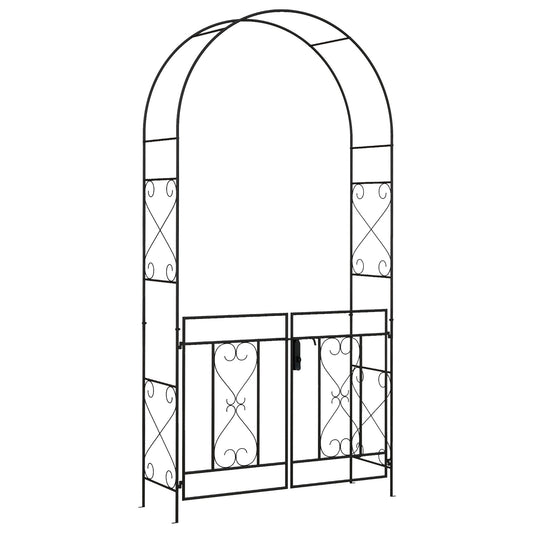 Decorative Garden Arch, with Gate