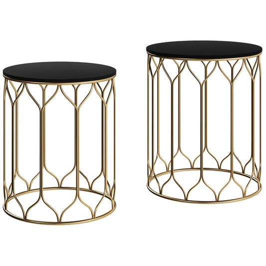 Round Coffee Table Set of 2