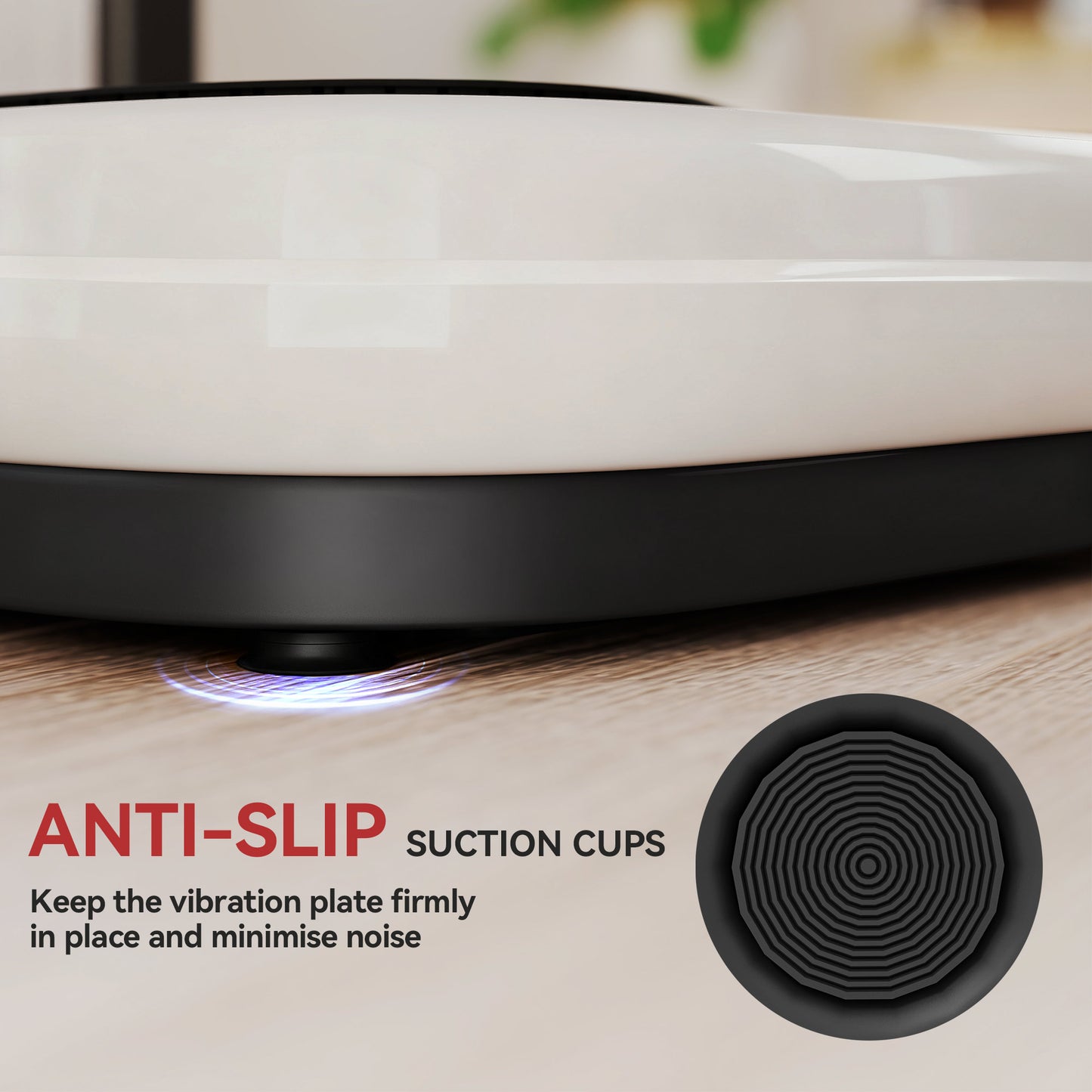 Vibration Plate, with Adjustable/Removable Handle, Preset Modes
