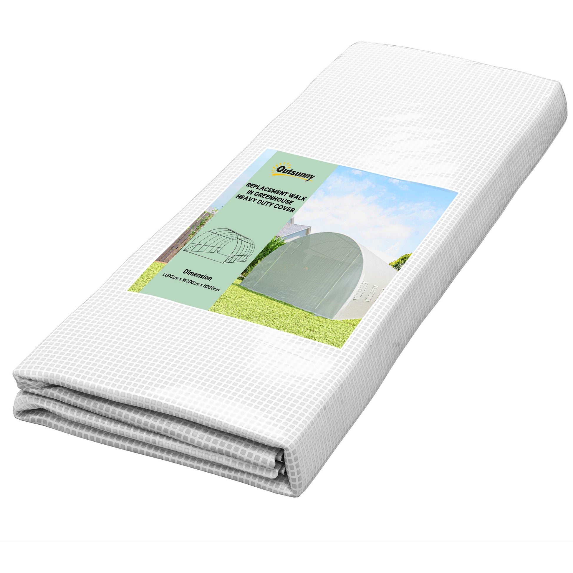 Greenhouse Replacement Cover ONLY Winter Garden Plant PE Cover