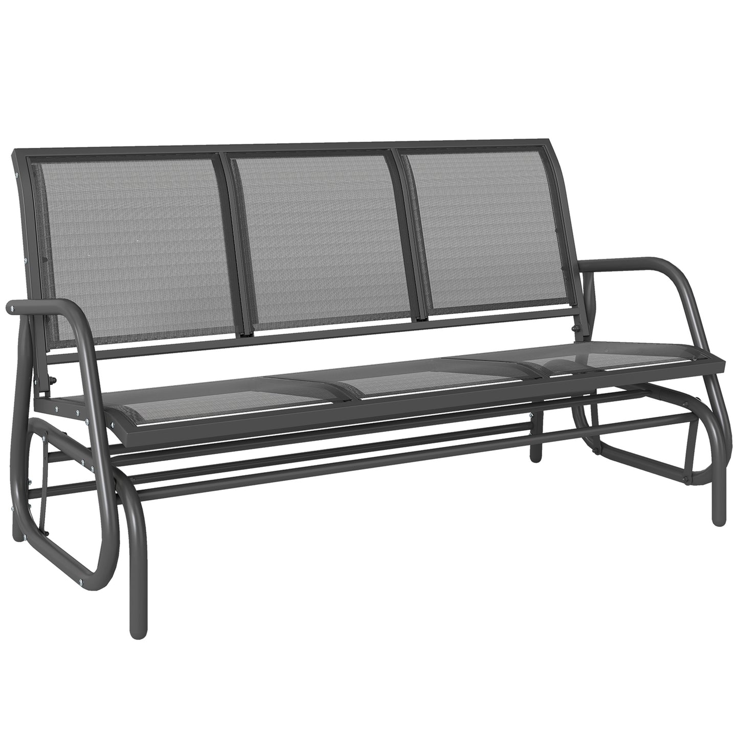 3-Seat Glider Rocking Chair