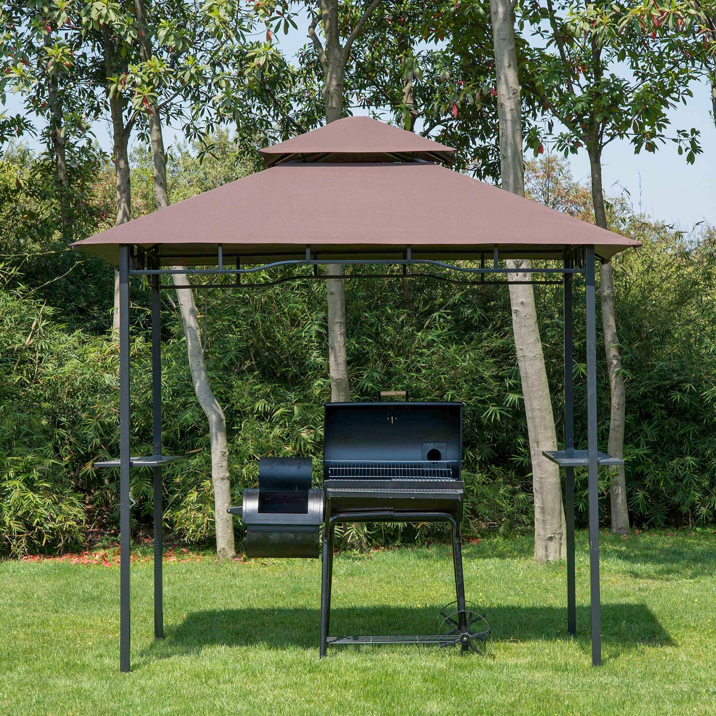 2.5x1.5m (8'x5') Grill Gazebo Canopy