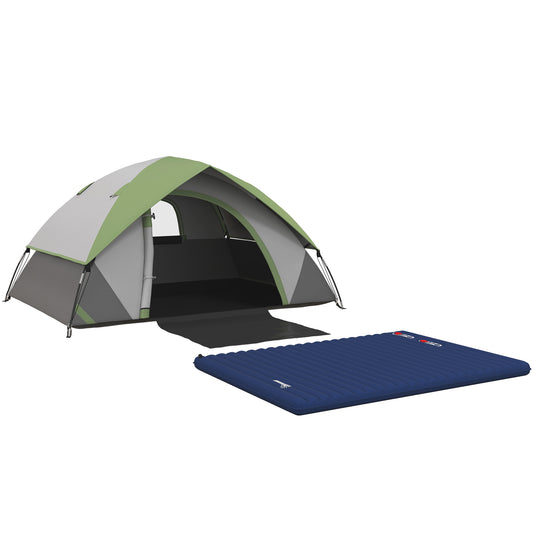 Camping Tent with Inflatable Mattress