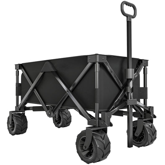 Outdoor Folding Garden Trolley on Wheels