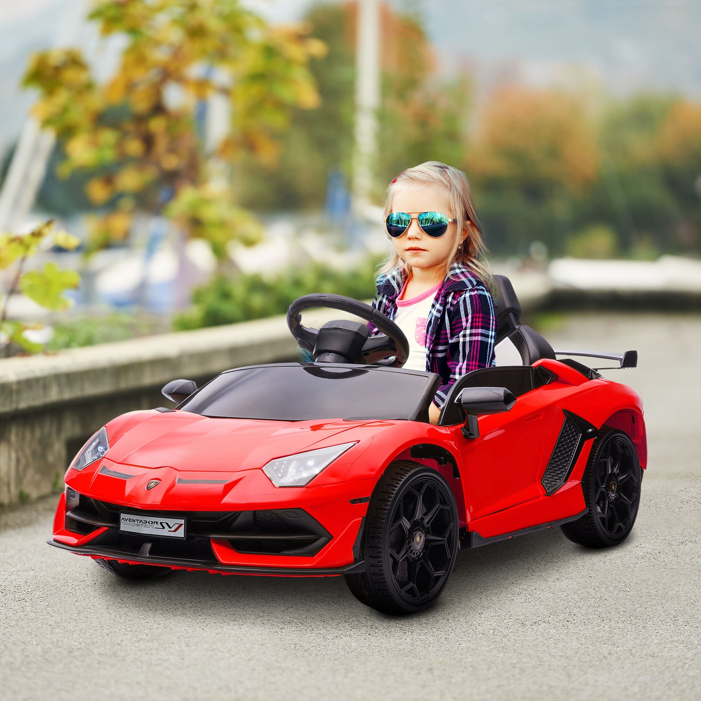 Lamborghini Licensed 12V kids Electric Car w/ Butterfly Doors