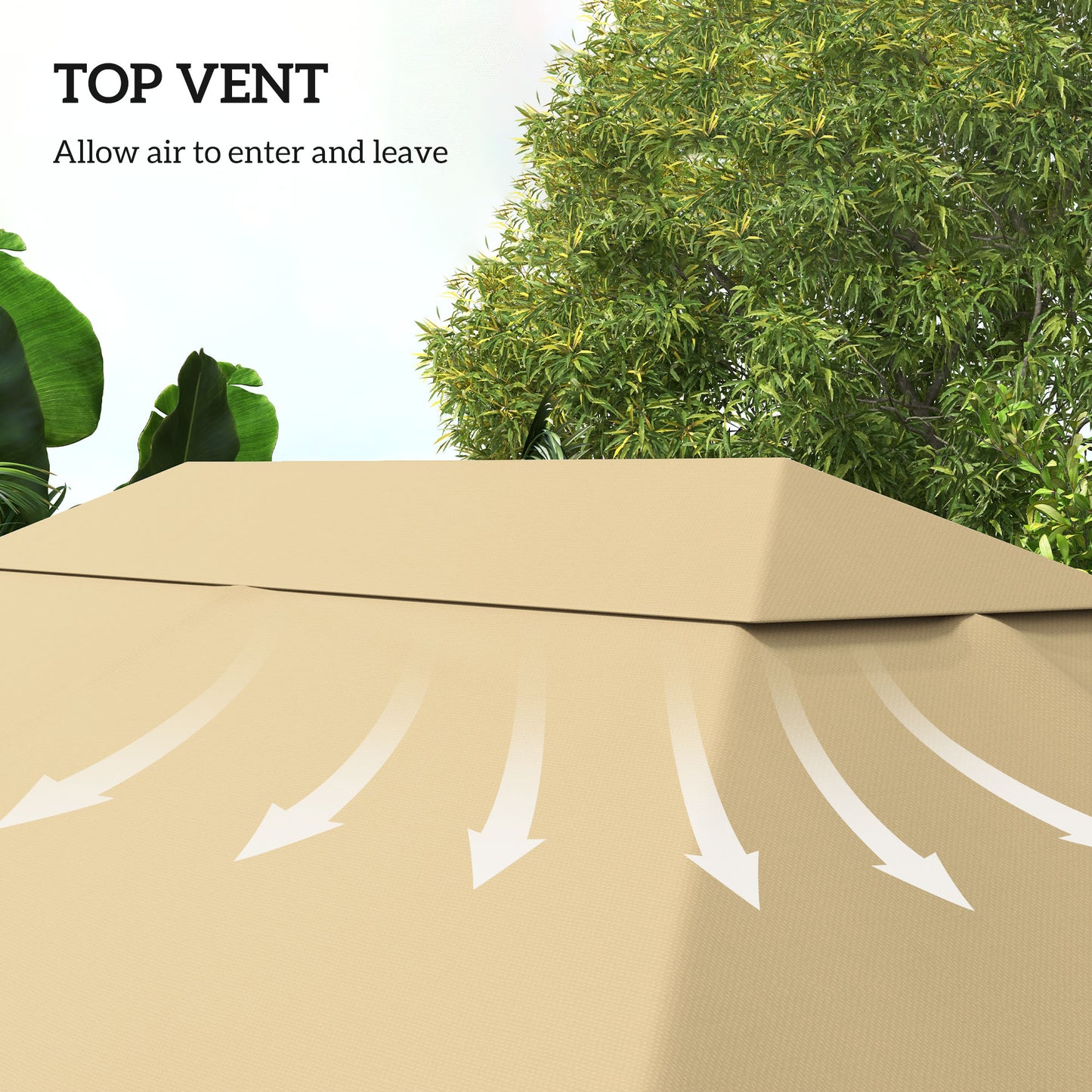 3 x 4m Gazebo Canopy Replacement Cover