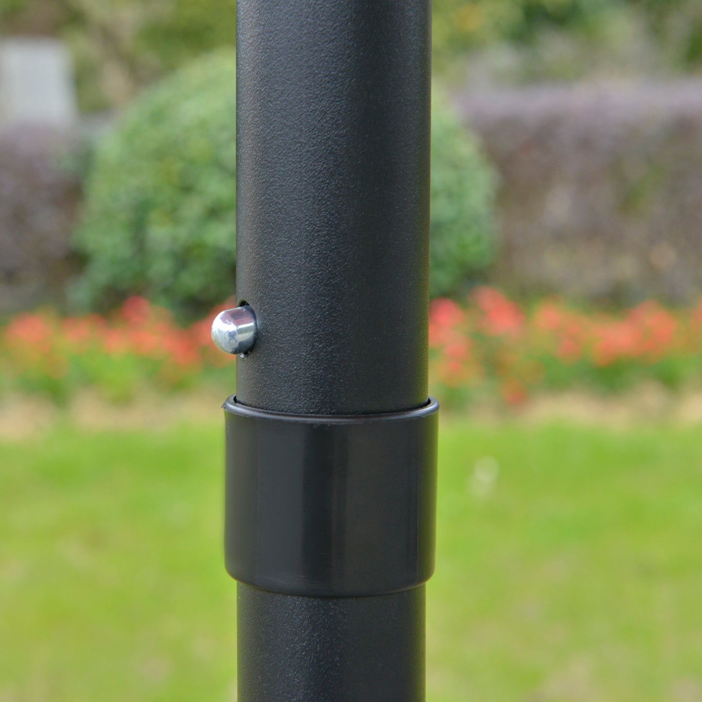 2.7M Garden Parasol Umbrella with Glass Fibre Ribs