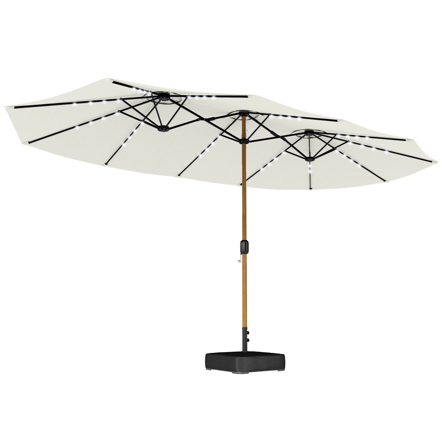 Double Sided Garden Parasol