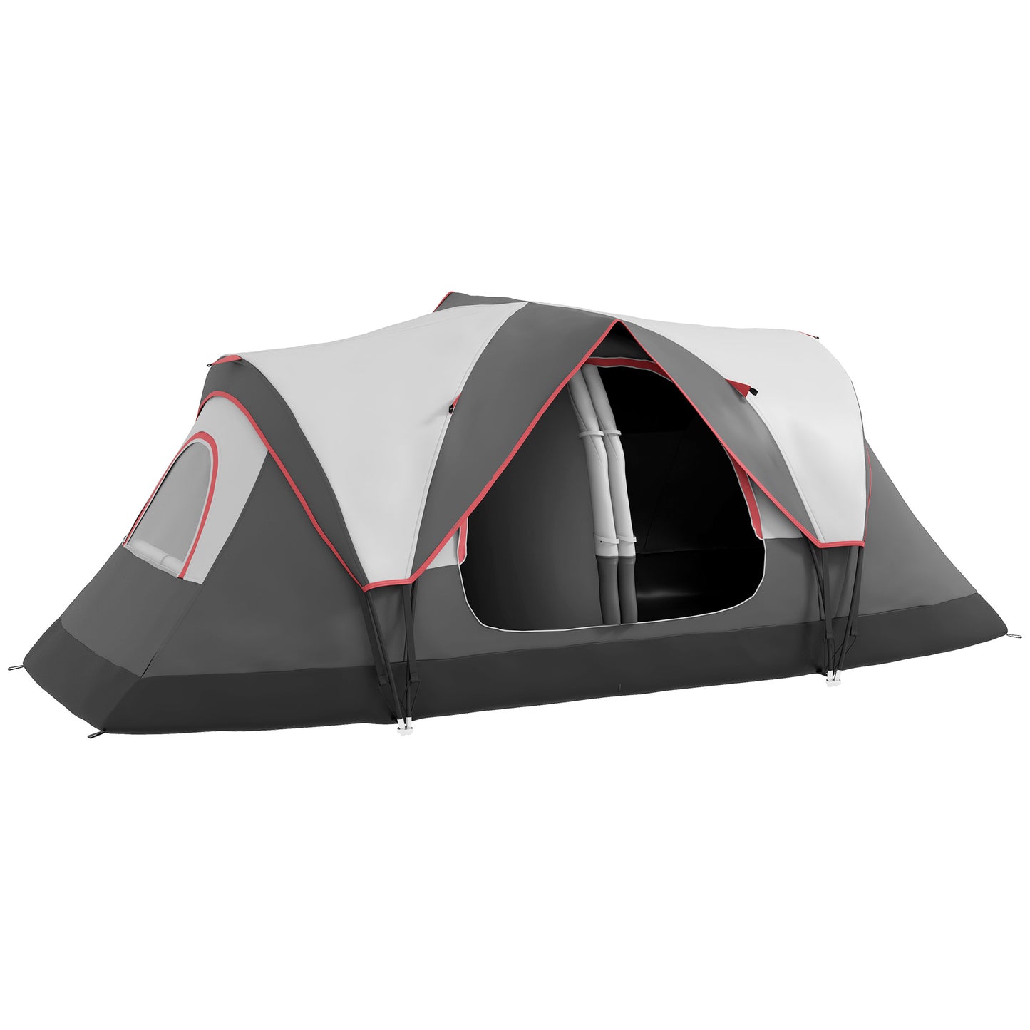 Camping Tent for 6-8 Man with 2000mm Waterproof Rainfly