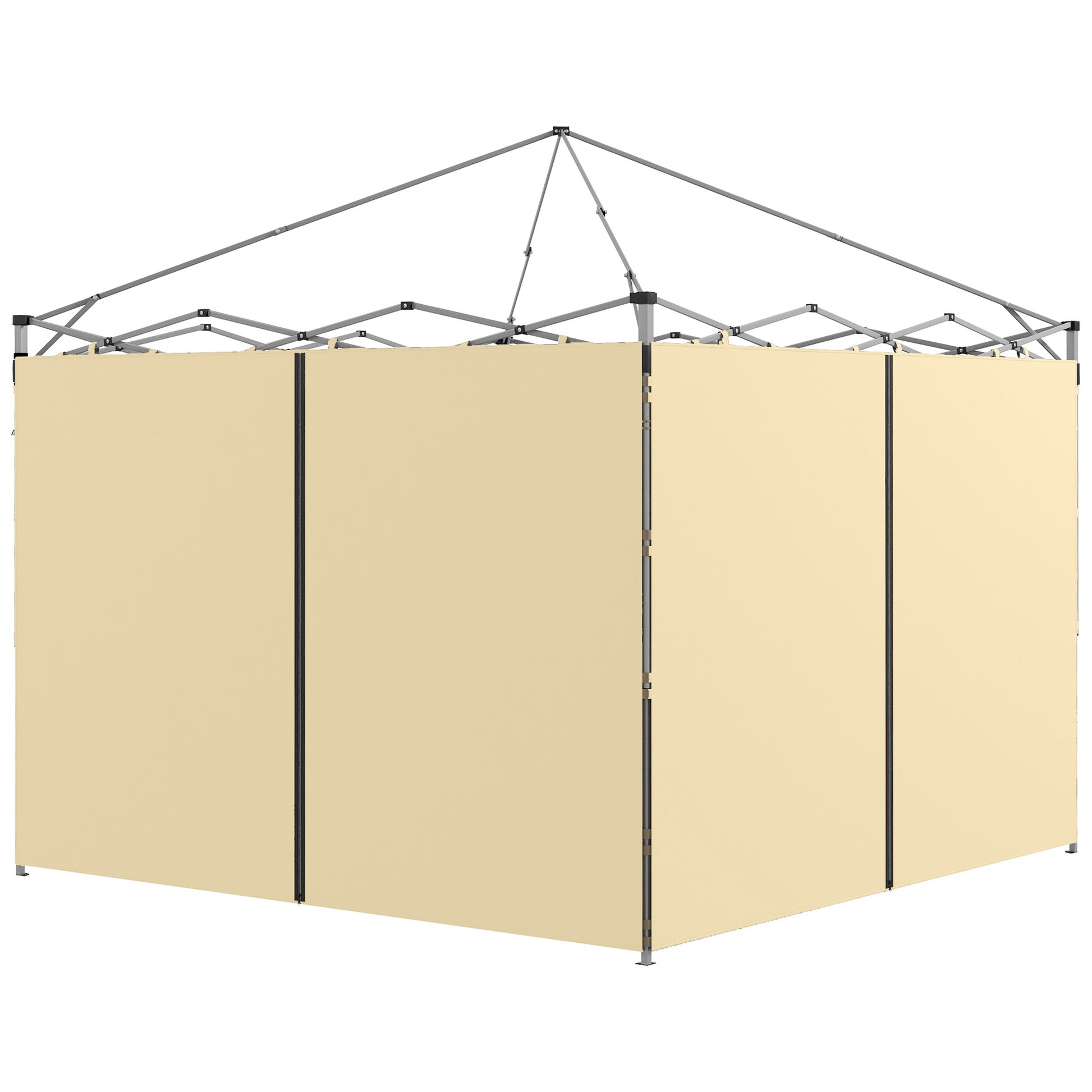 Set of Two 3 x 3(m) Replacement Zipped Gazebo Walls