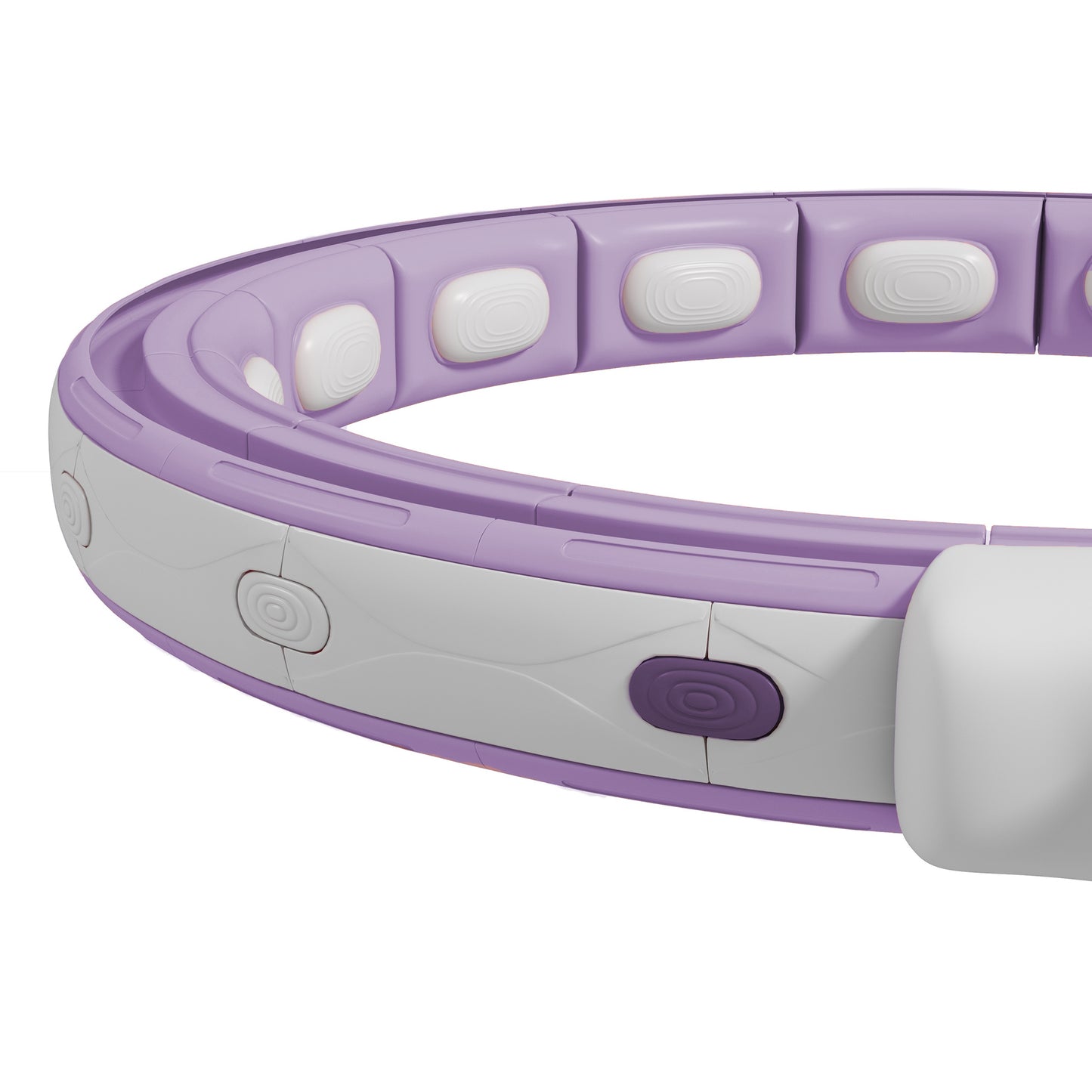 Smart Weighted Hula Hoop, Massage Hula Ring w/ 16 Detachable Knots