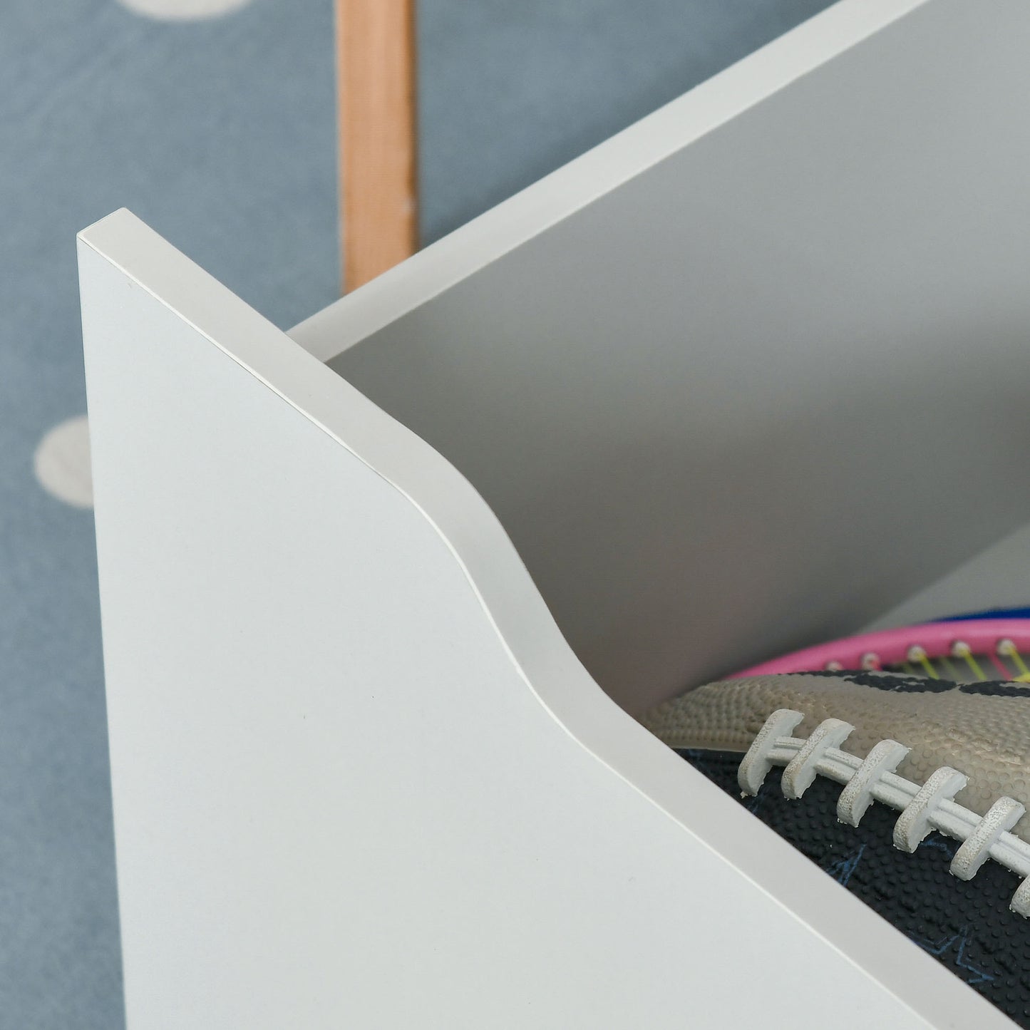 Kids Bookshelf, Toy Organiser, with Storage Drawer, Wheels