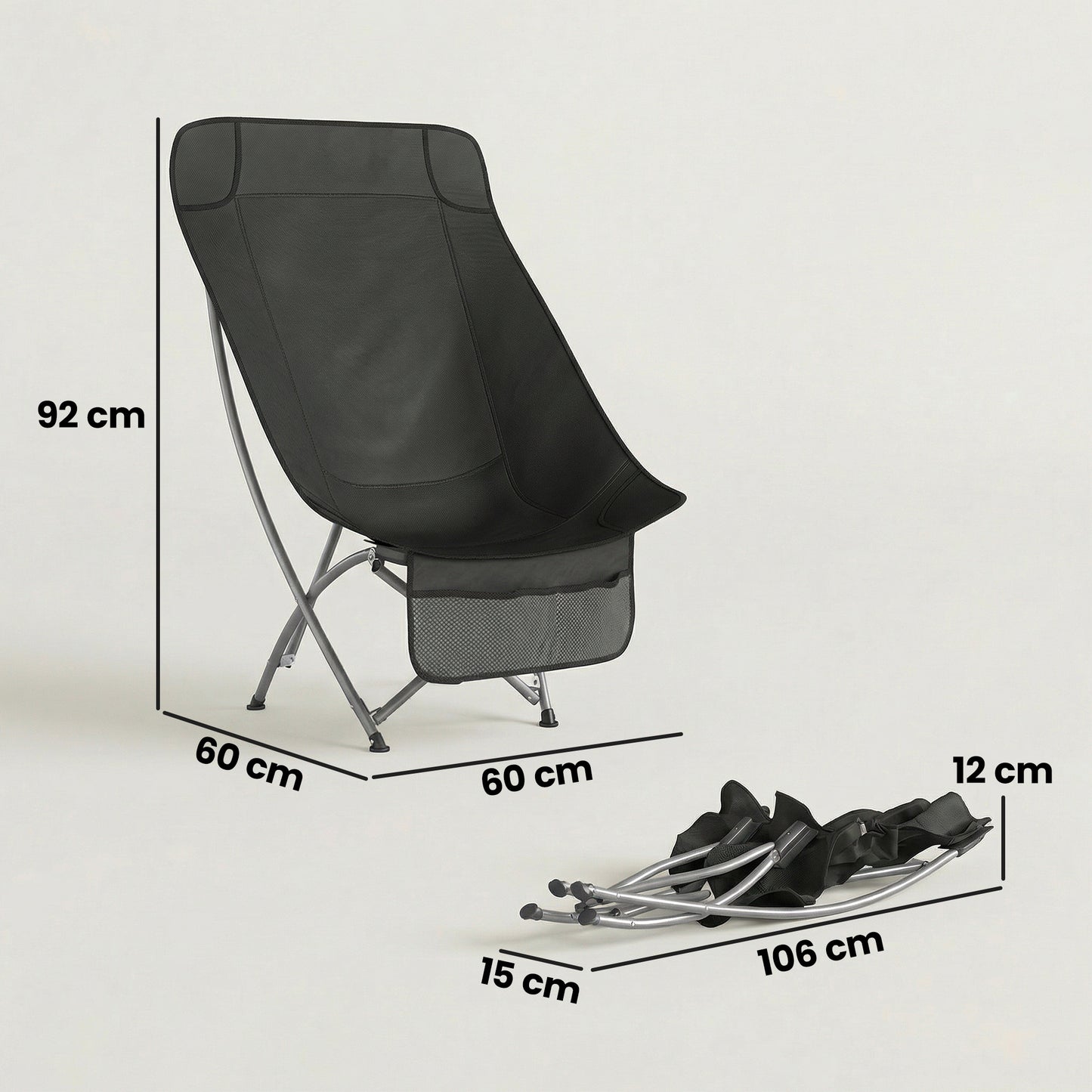 Camping Chair for Adults Heavy Duty Folding Camp Chair