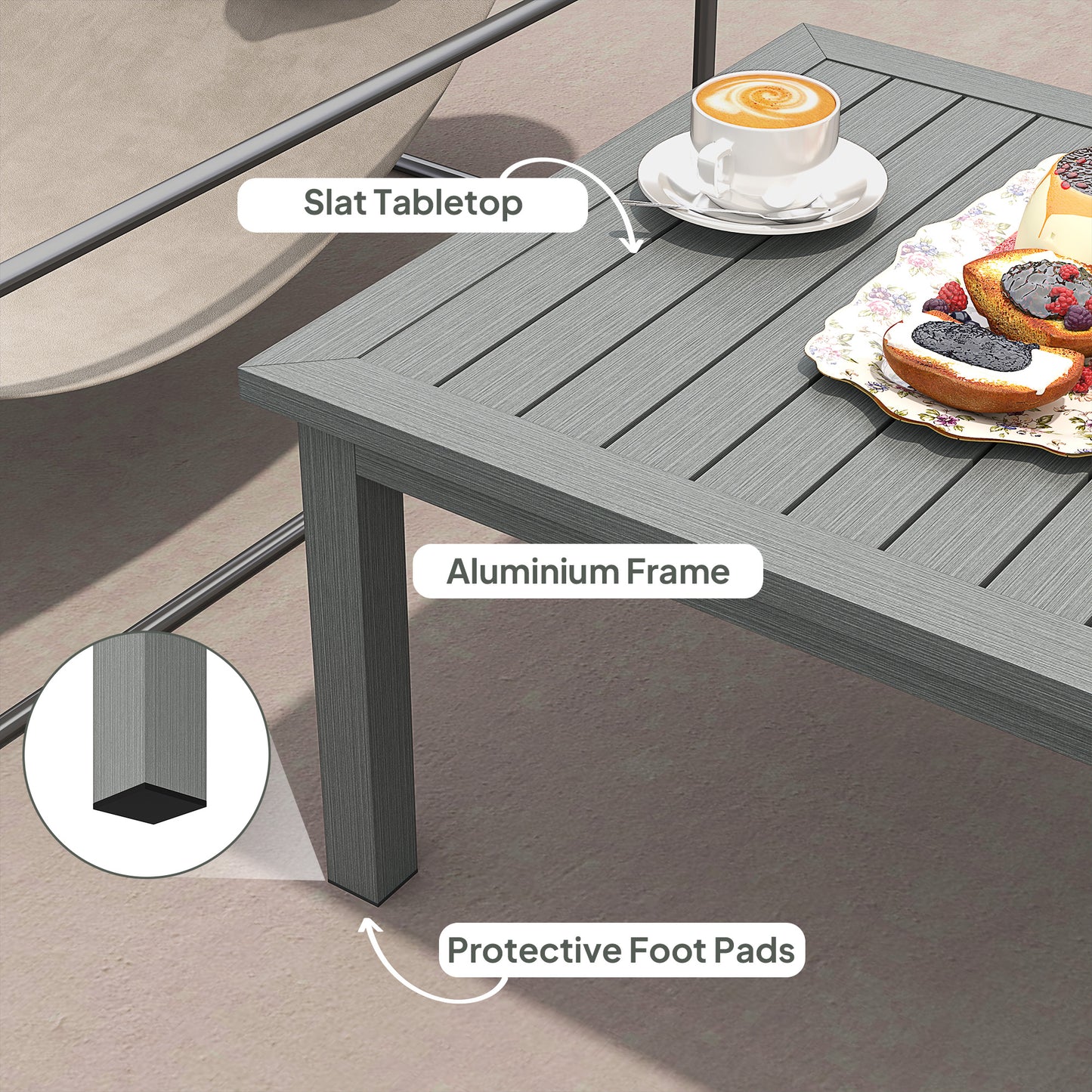 4 Piece Garden Furniture Set