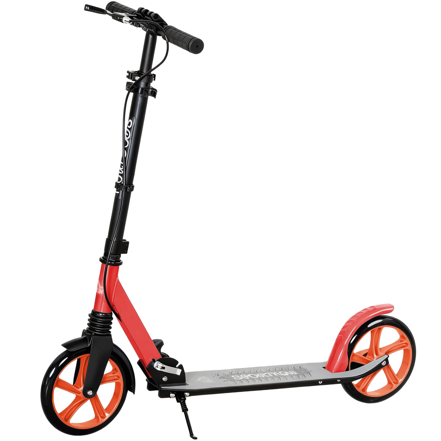 One-click Folding Kick Scooter for 14+ w/ Adjustable Handlebar (1)