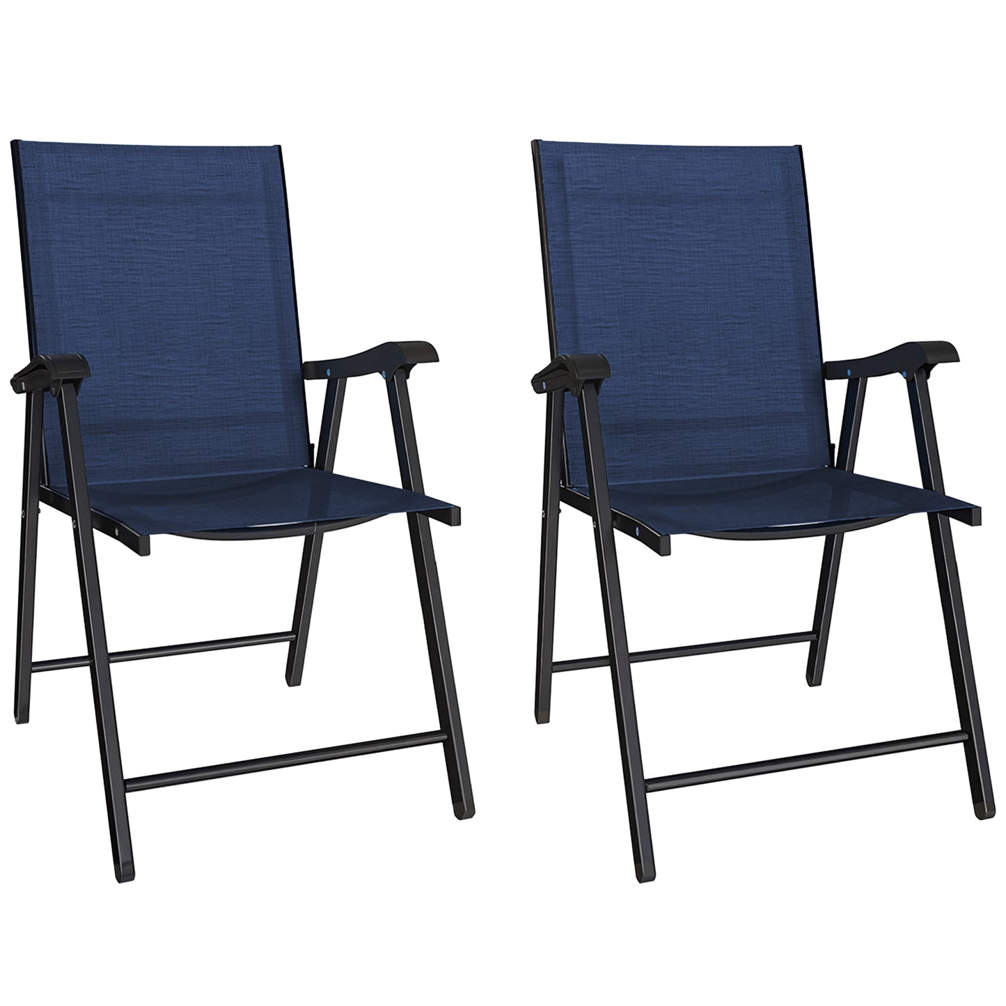 Folding Garden Chairs , Foldable Garden Dining Chairs with High Back