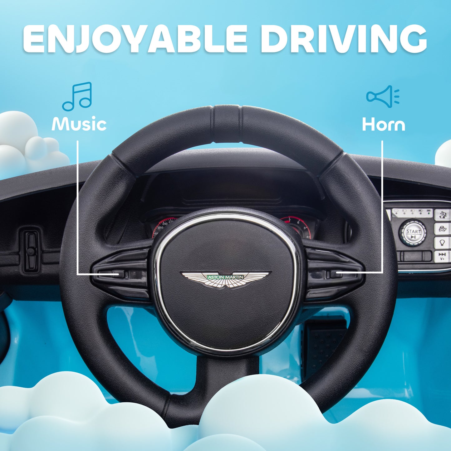 Aston Martin DBX Licensed Battery Powered Kids Electric Car