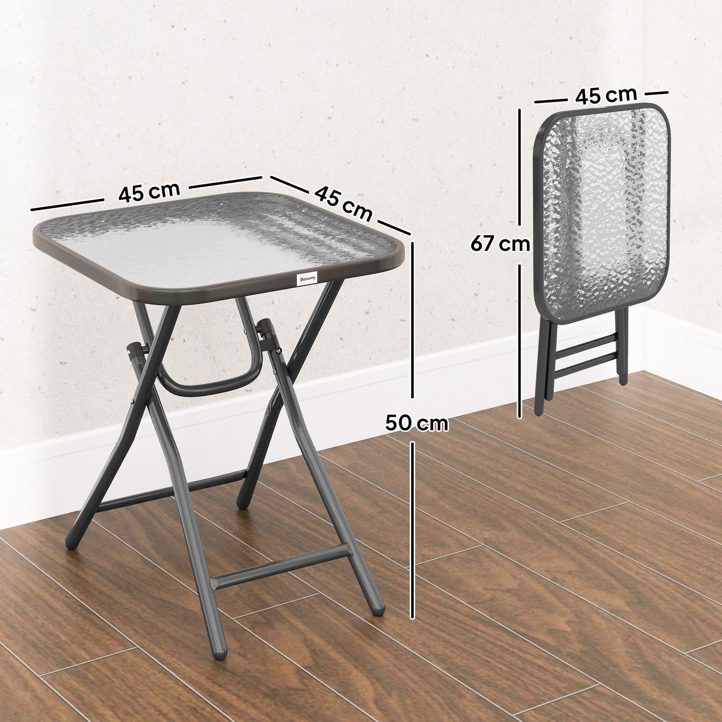 Foldable Garden Table Square Folding Table