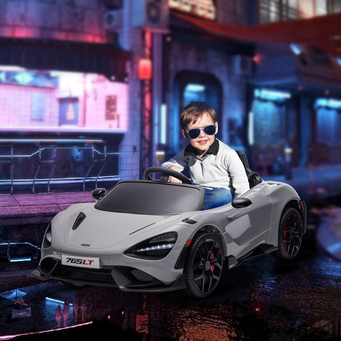 McLaren 765LT Licensed 12V Kids Electric Ride on Car