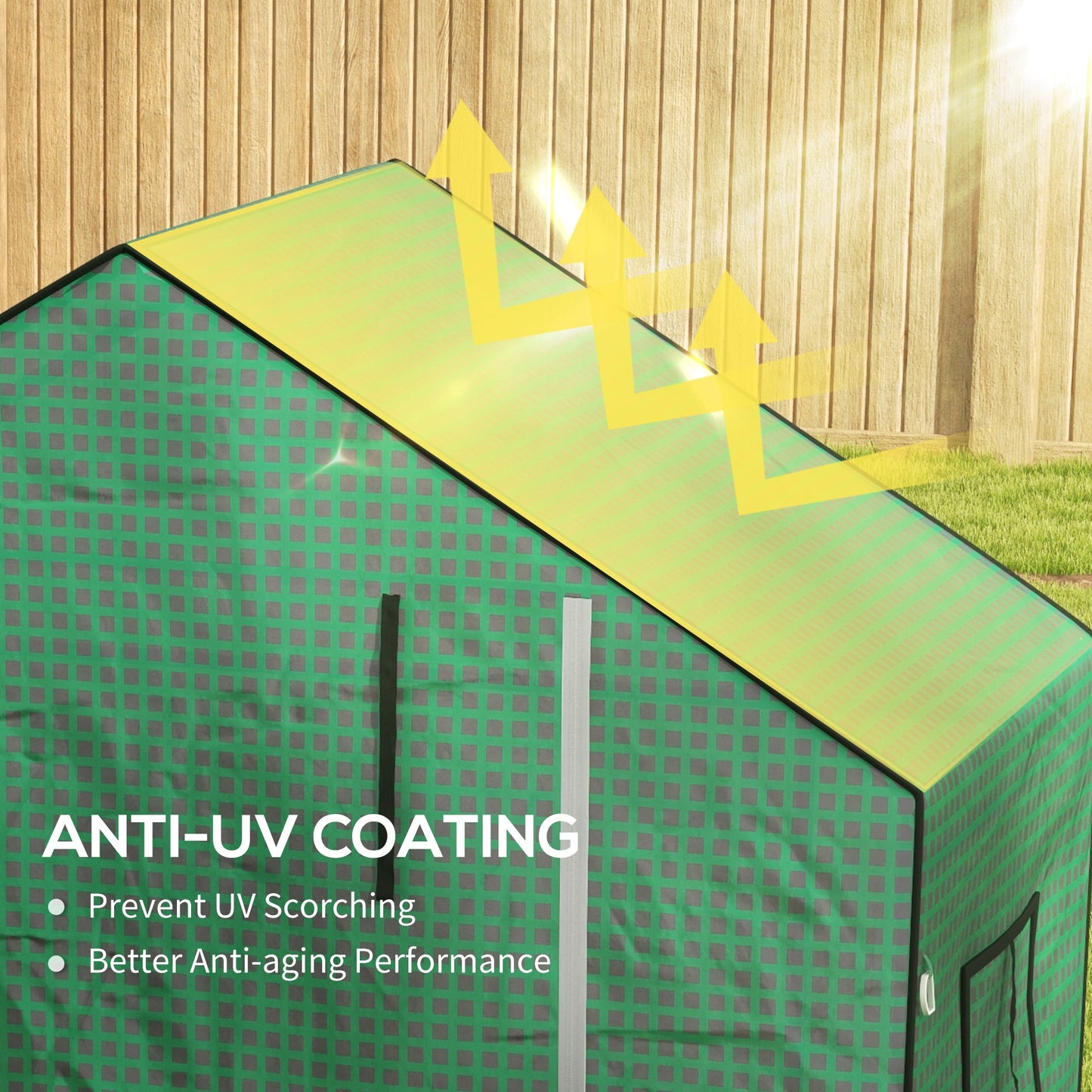 Greenhouse Cover Replacement Walk-in PE Hot House Cover (1)