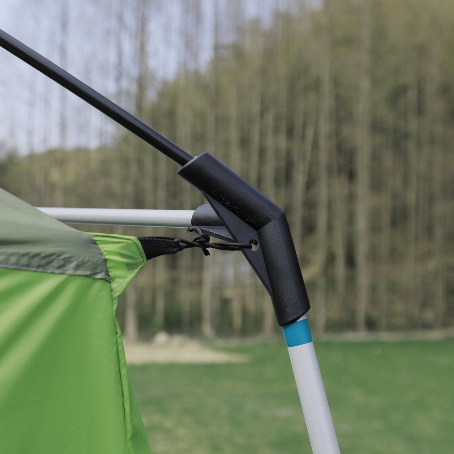 Tunnel Tent Camping Shelter w/ Porch, Two Rooms, Lamp Hook