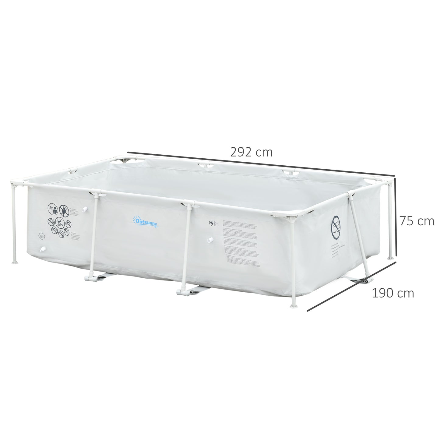 Steel Frame Pool with Filter Pump, Filter Cartridge