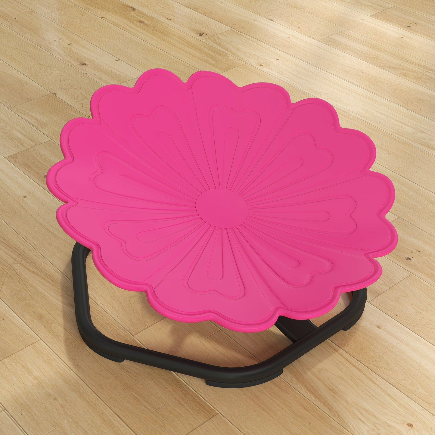 Flower-Shaped Sensory Spinning Chair with Non-Slip Base