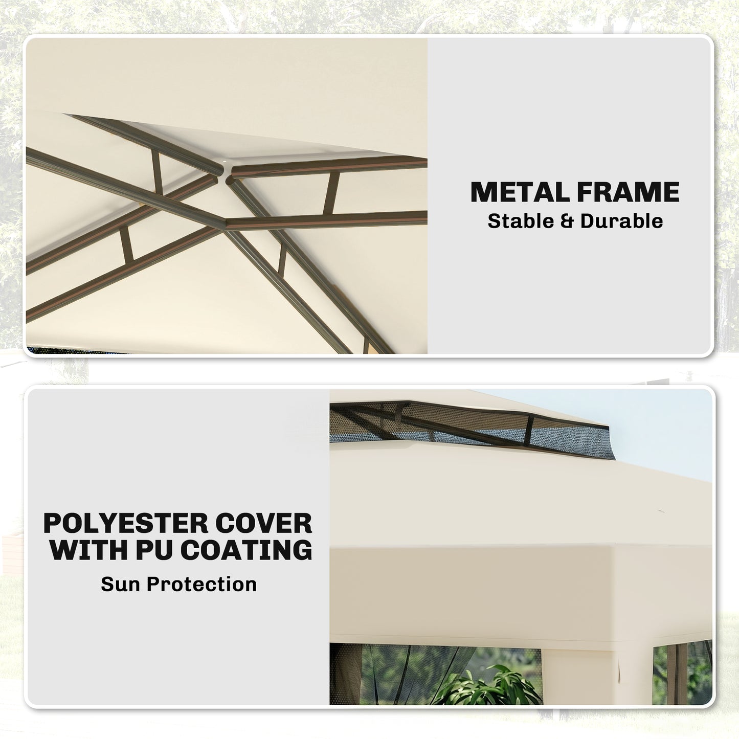 3 x 3 m Gazebo, Netting Party Tent