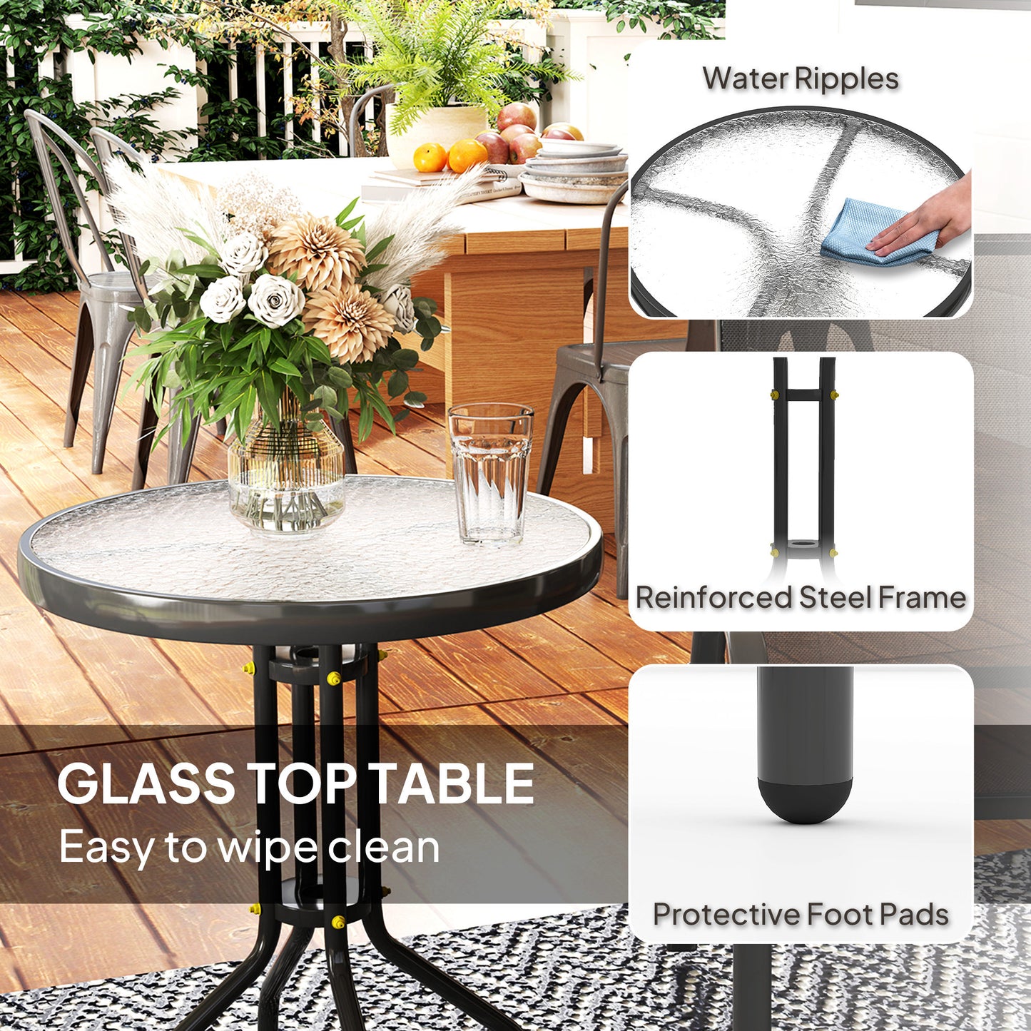 Three-Piece Outdoor Garden Set