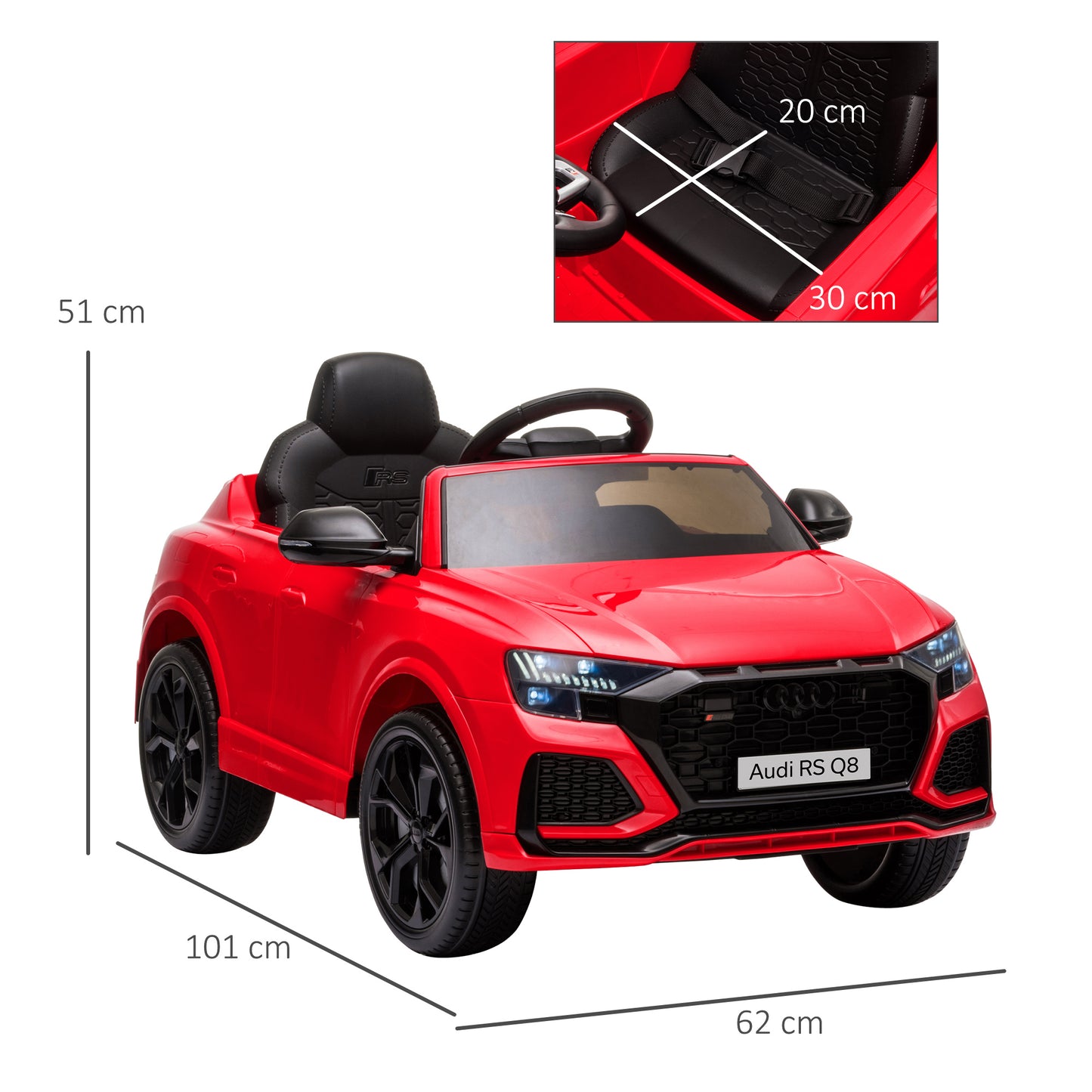 Audi RS Q8 Licensed Electric Car for Kids