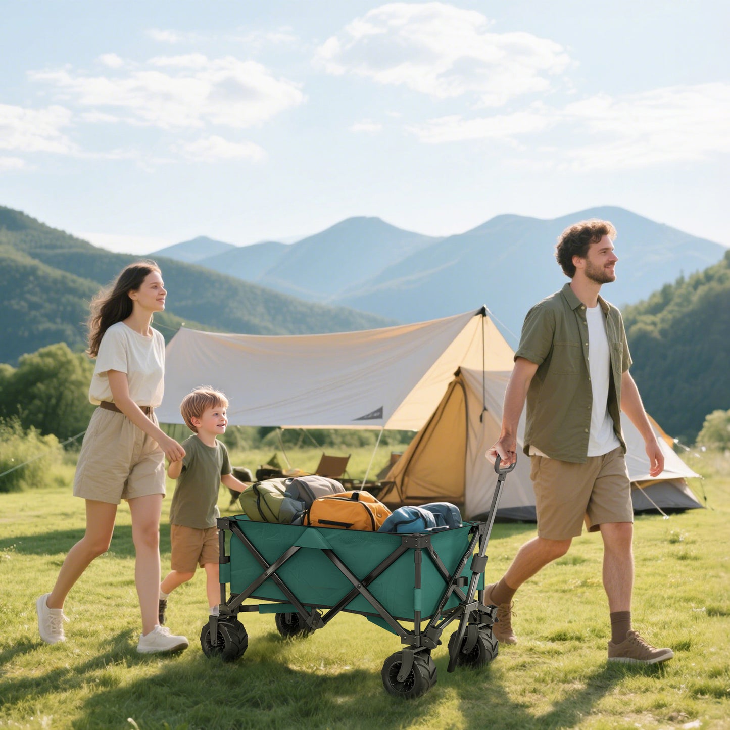 140L Festival Trolley on Wheels