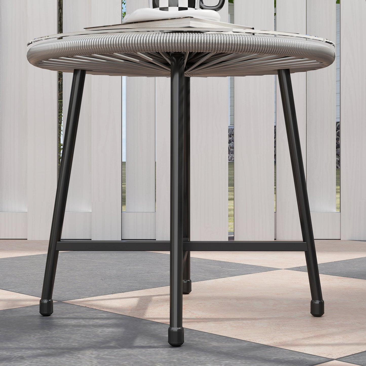 3 Pieces Rattan Bistro Set (6)