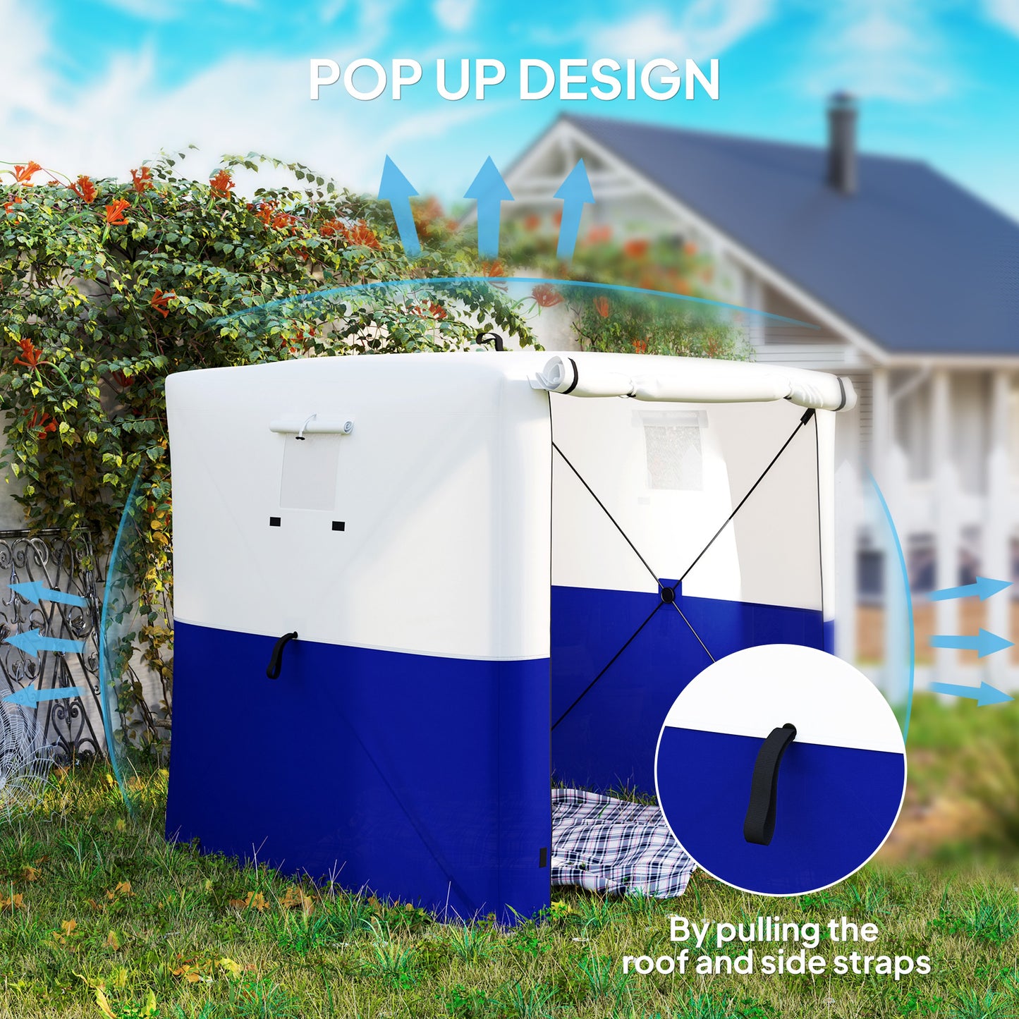 2 x 2m Pop-Up Gazebo, with Accessories