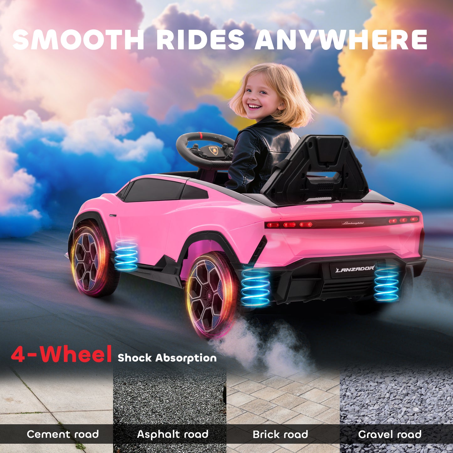 12V Licensed Lamborghini Electric Cars for Kids