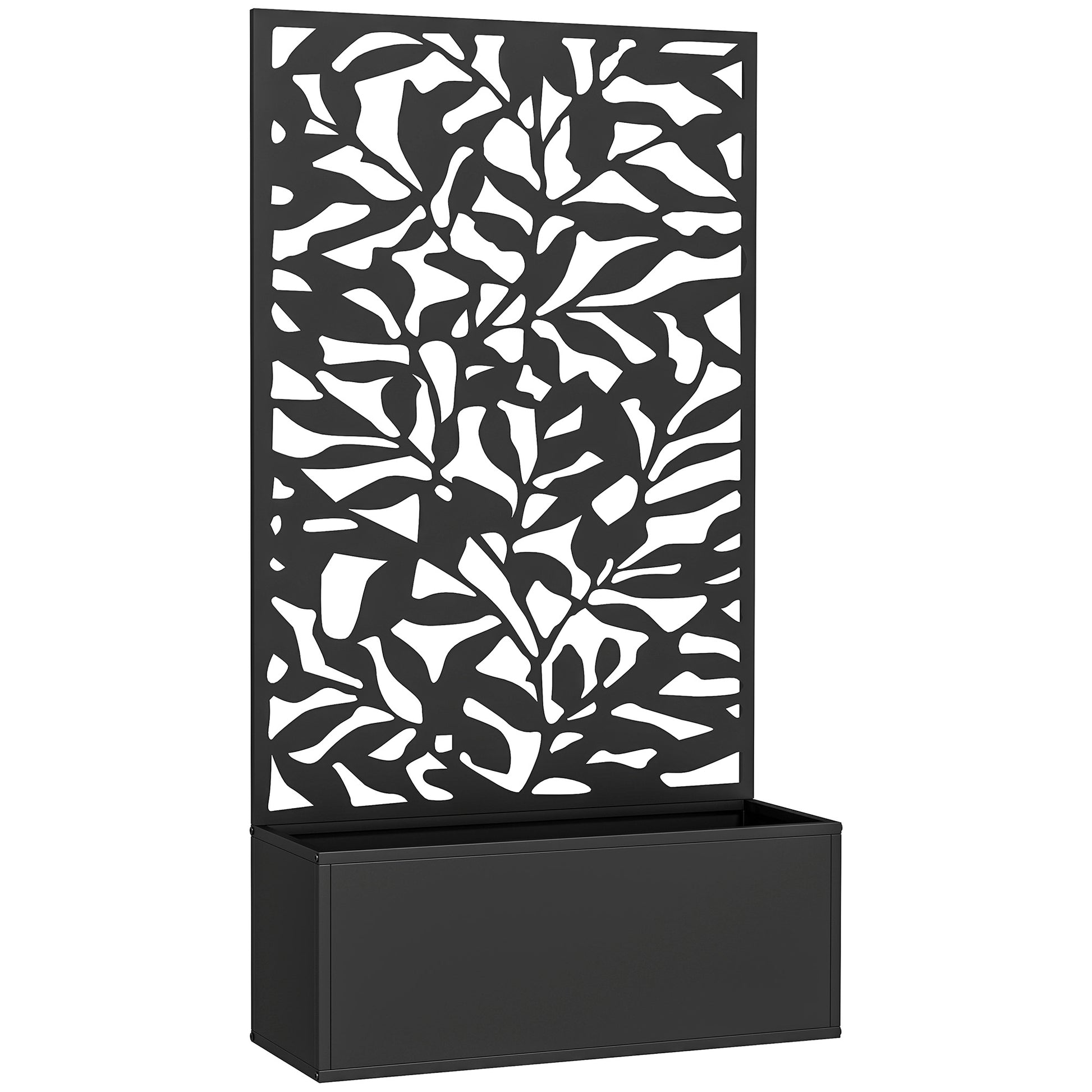Metal Garden Bed with Trellis