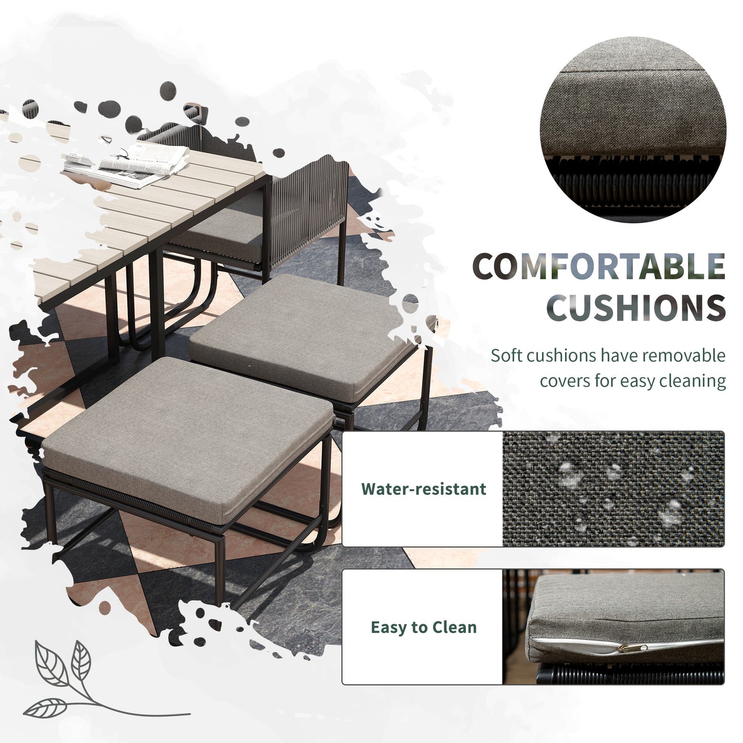 10 Seater Rattan Cube Garden Furniture Set