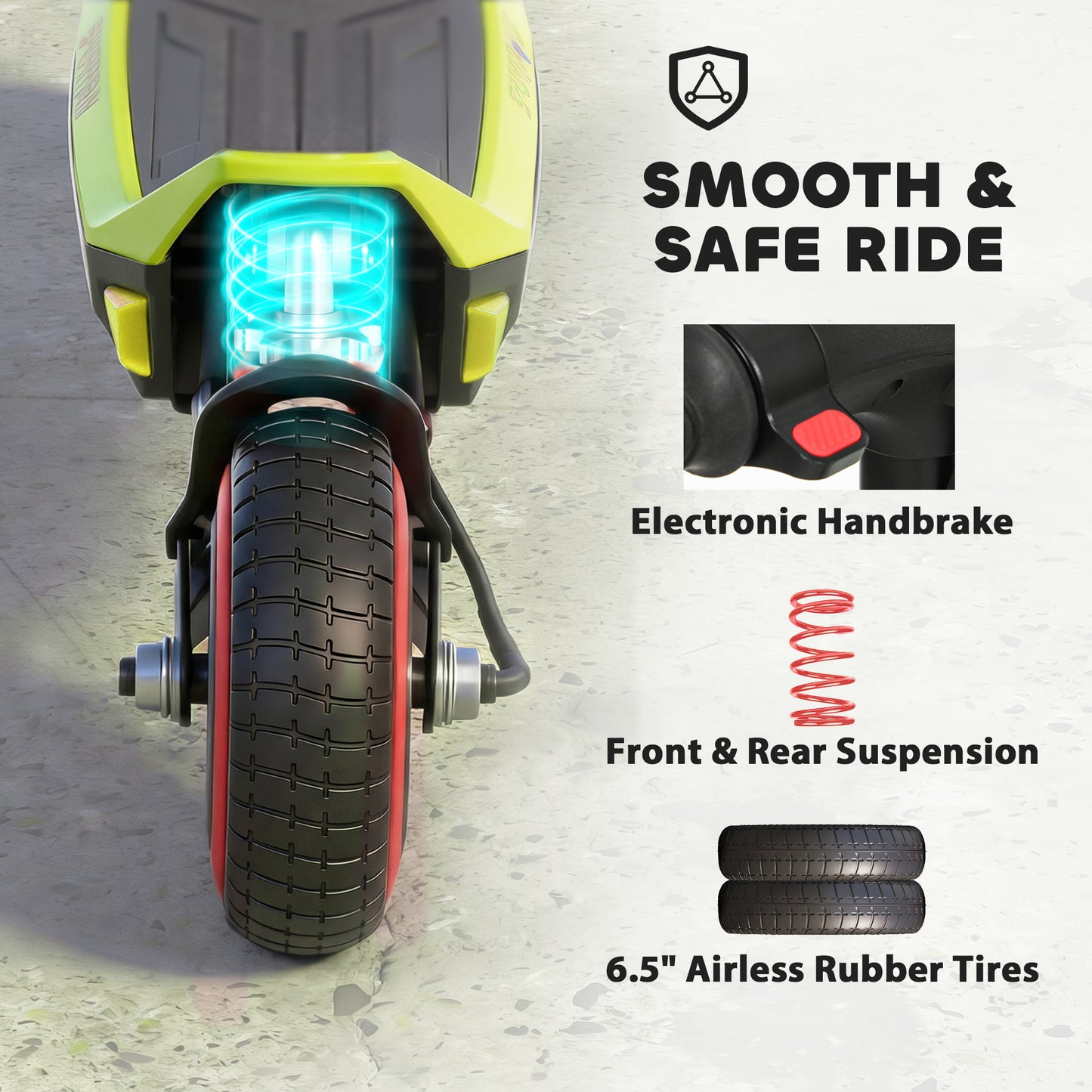 Electric Scooter for Kids, Foldable E Scooter for Age Age 6+