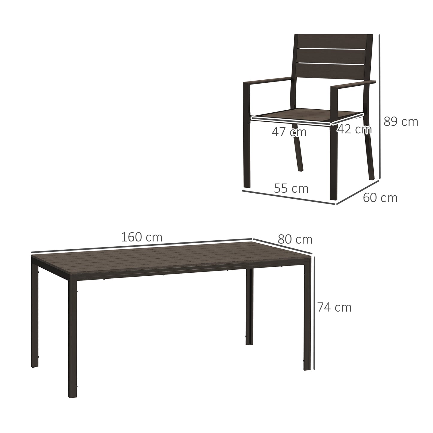 Seven-Piece Outdoor Dining Set