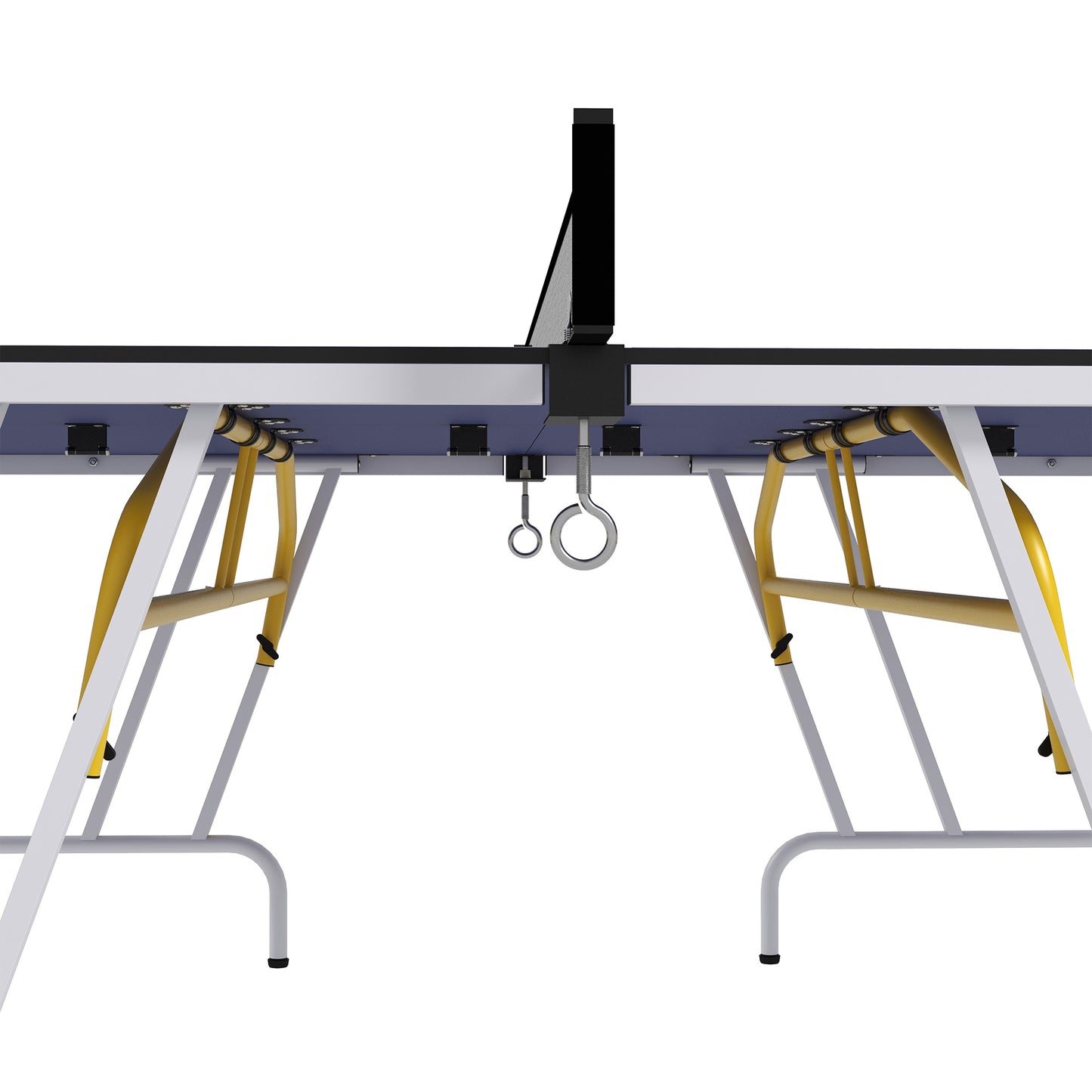 9FT Foldable Table Tennis Table, with Cover, Net, Paddles, Balls
