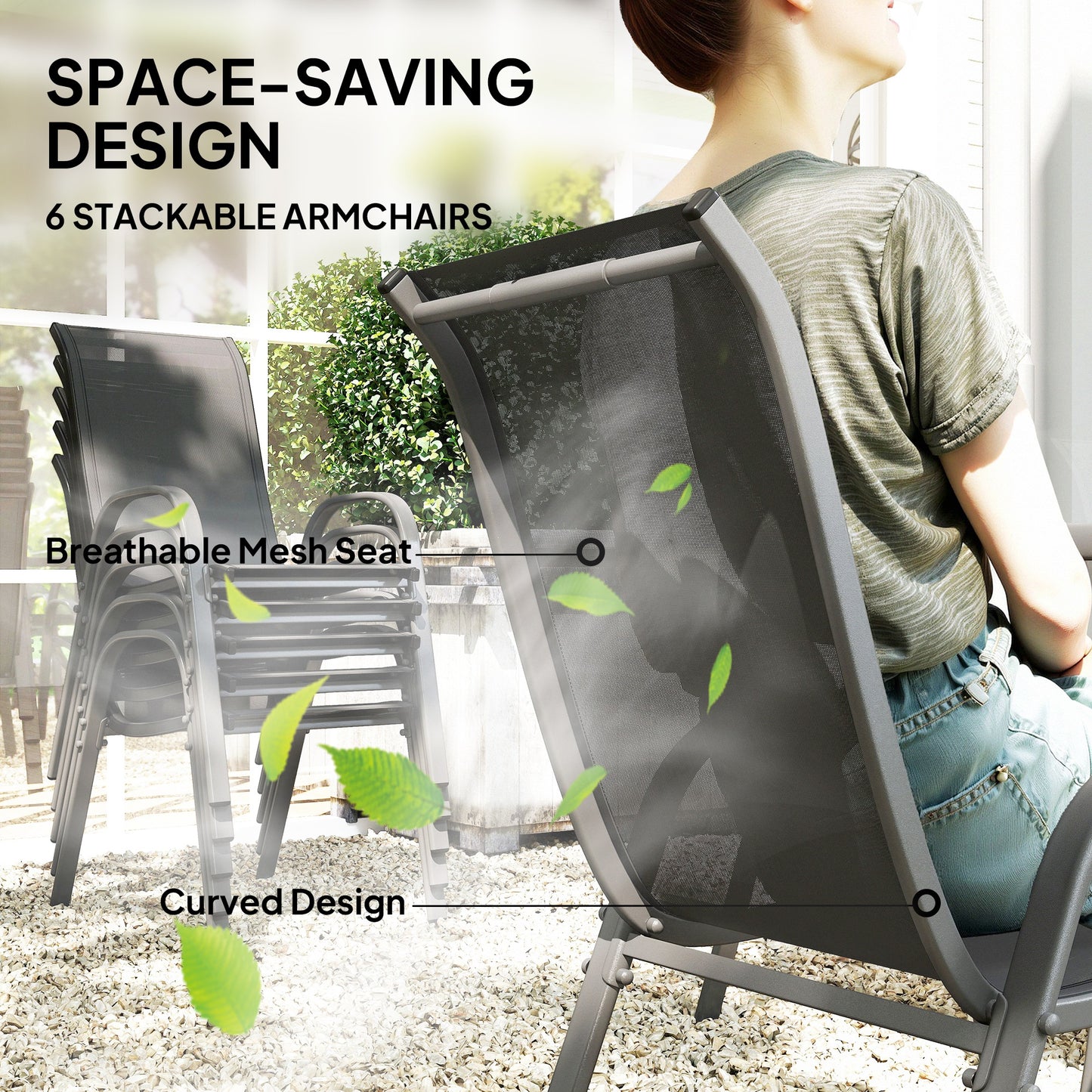 Seven-Piece Outdoor Dining Set
