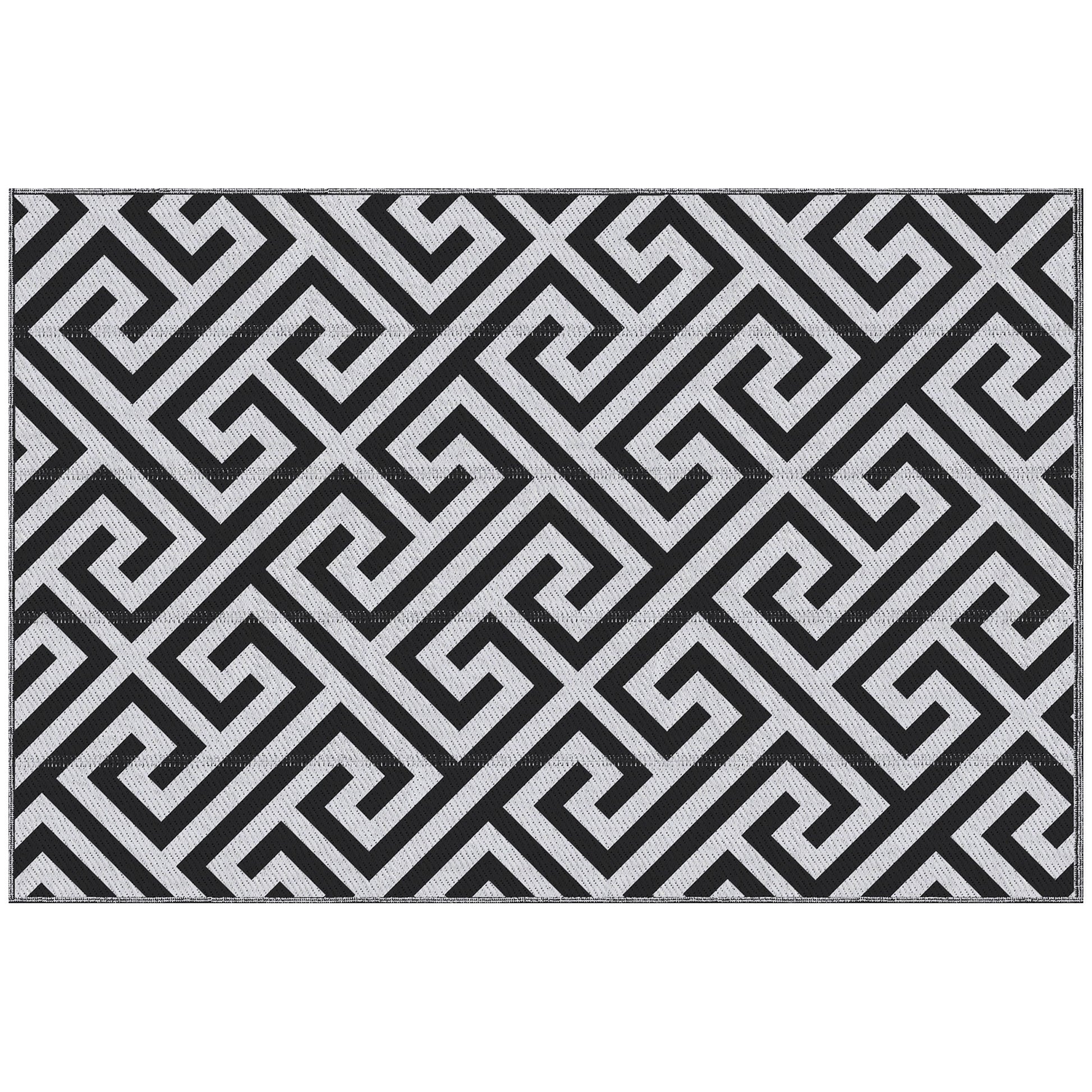 Outdoor Rug Reversible Mat Plastic Straw Rug Portable RV Camping Mat