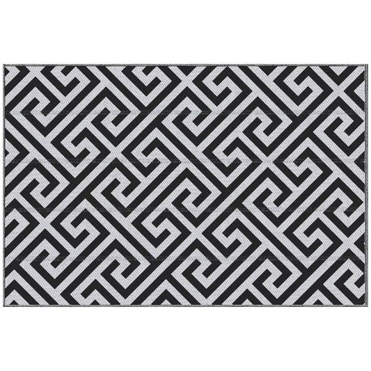 Outdoor Rug Reversible Mat Plastic Straw Rug Portable RV Camping Mat