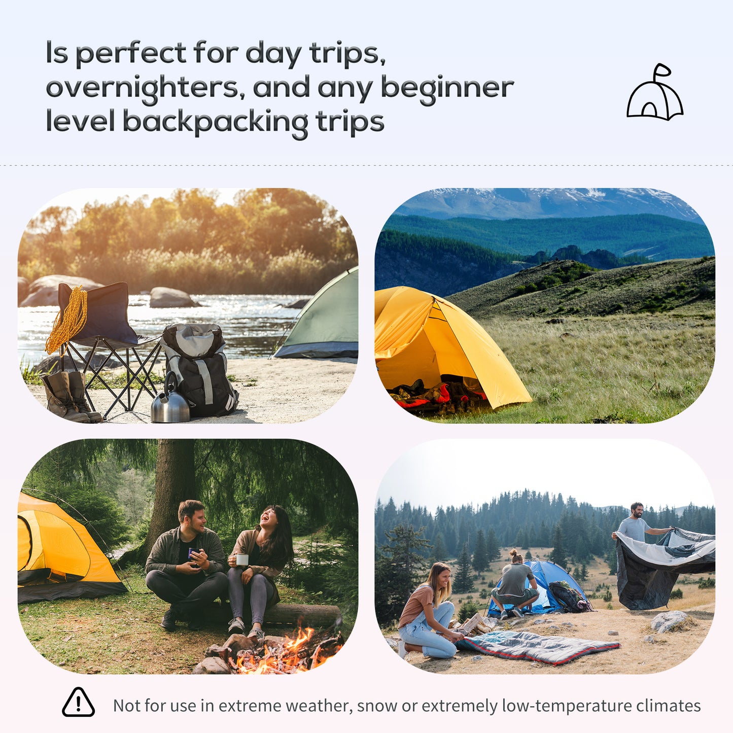 Fibreglass & Steel Frame 5/6 Person Lightweight Camping Tent