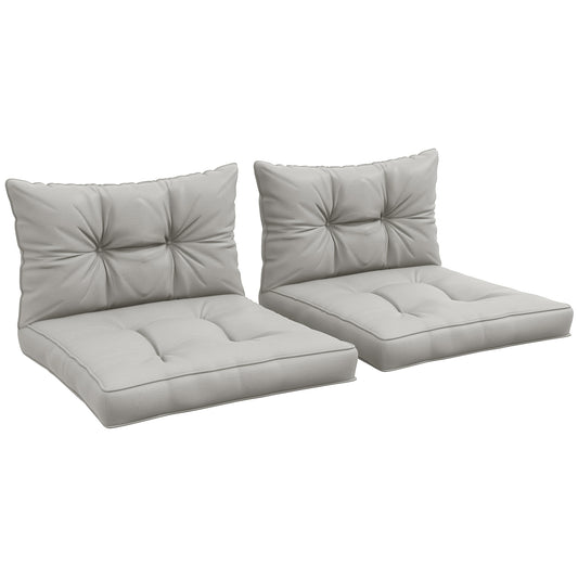 4-Piece Seat Cushions Back Pillows Replacement